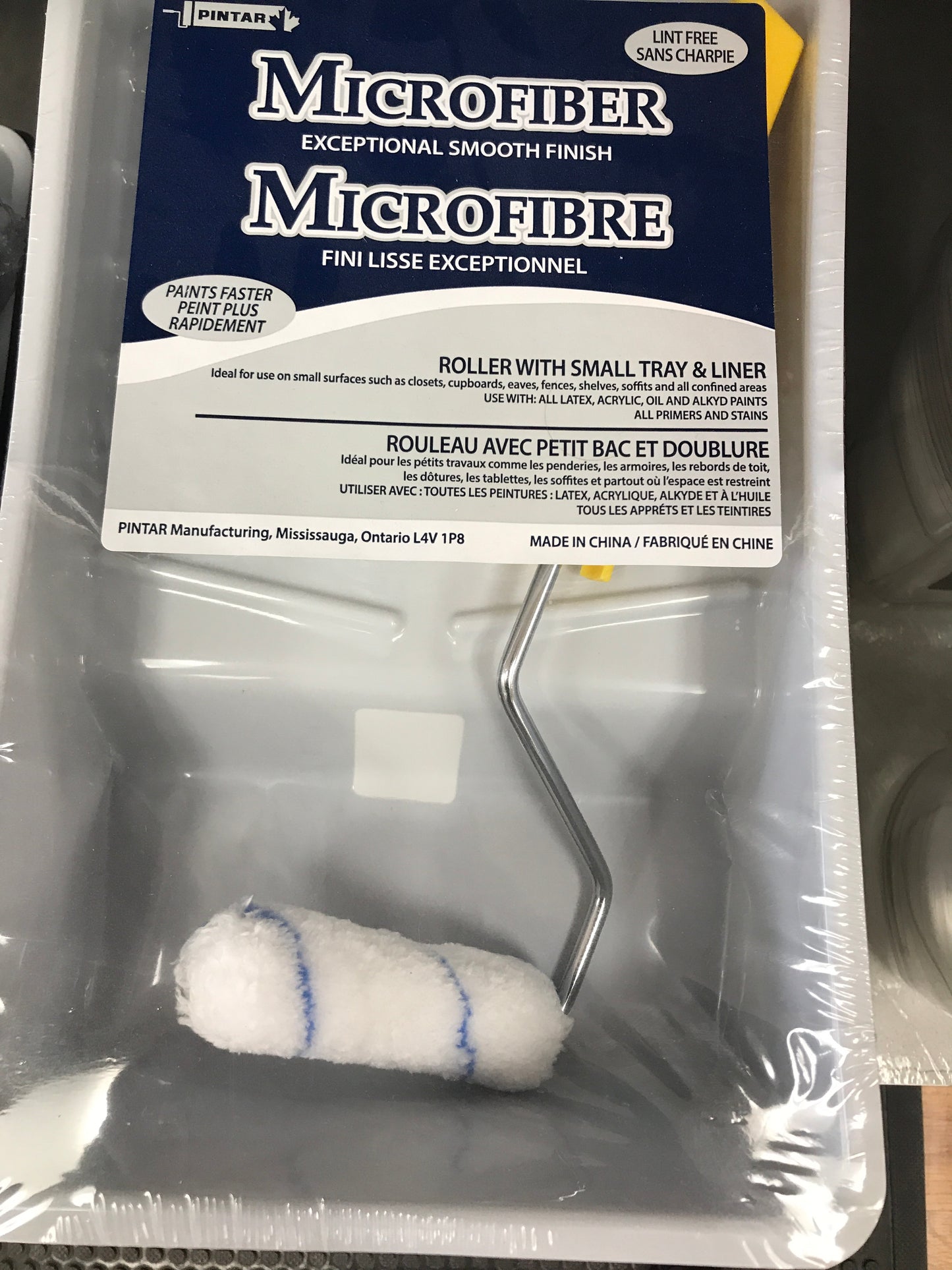 4 Inch Microfiber Roller Kit - Peg Style - 10mm